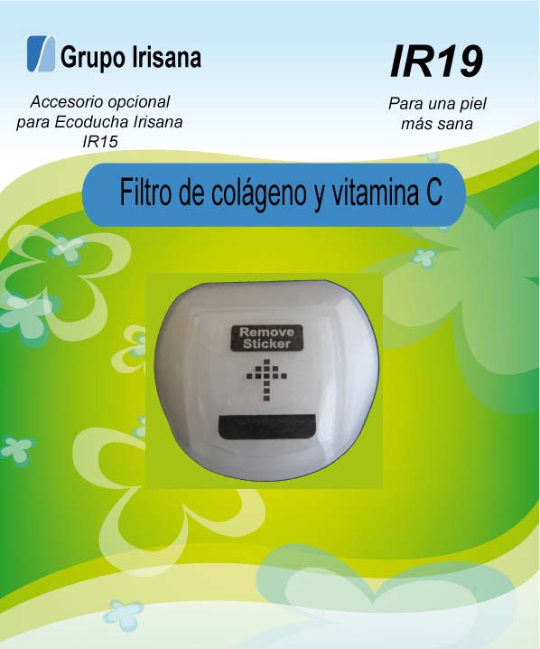 Filtro de colágeno y vitamina C para ecoducha