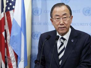 U.N. chief calls for more financial investments against climate change