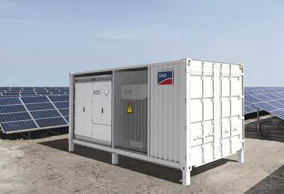 Una nueva solución de SMA para grandes plantas fotovoltaicas: MV Power Station