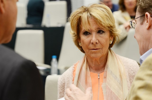 Según Esperanza Aguirre quieren convertir el Manzanares en un charco inmundo