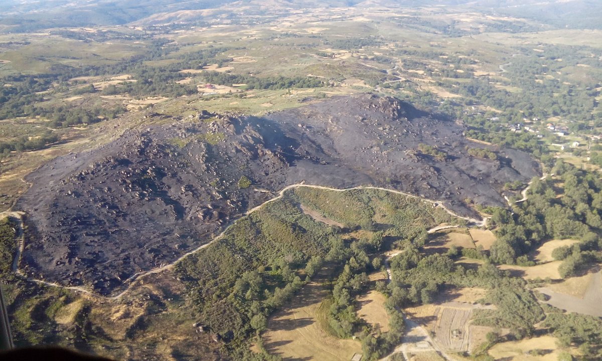 La Junta da por controlado el fuego en Castromil (Zamora) y le rebaja a nivel 0