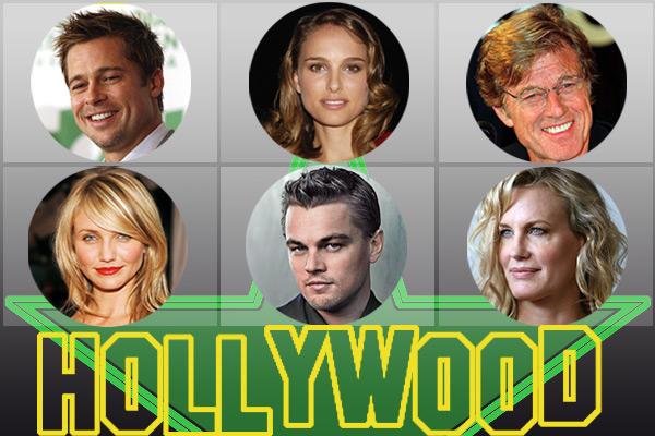 Los artistas más verdes de Hollywood