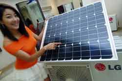 China saca al mercado aire acondicionado de energía solar