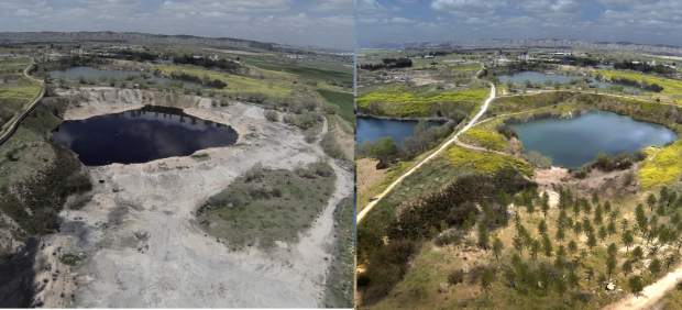 Polémica por el presupuesto para limpieza de la laguna de aceite de Arganda del Rey