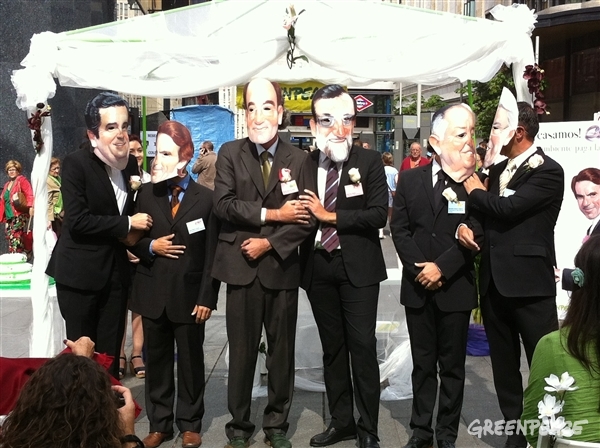 Mariano Rajoy y Galán se casan en el día del Medio ambiente