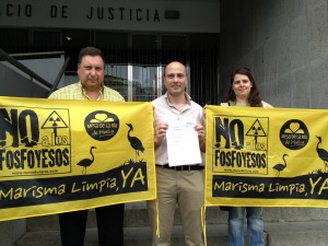 Mesa de la Ría pide al Gobierno ‘una limpieza íntegra’ de la marisma y no cubrir sólo las balsas de fosfoyesos