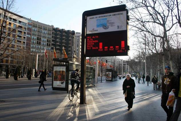 La calidad del aire de Zaragoza cumple con los parámetros europeos
