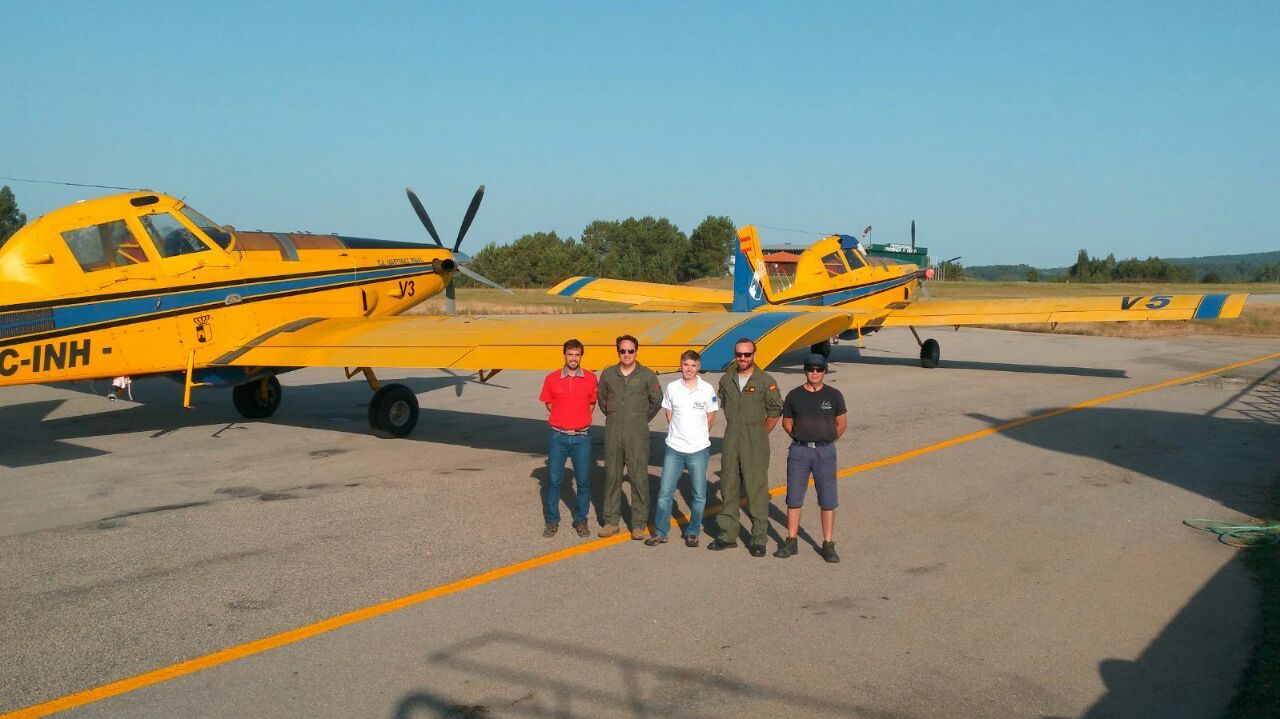 Regresan los dos aviones de Castilla – La Mancha que han colaborado en la extinción del incendio forestal en Portugal