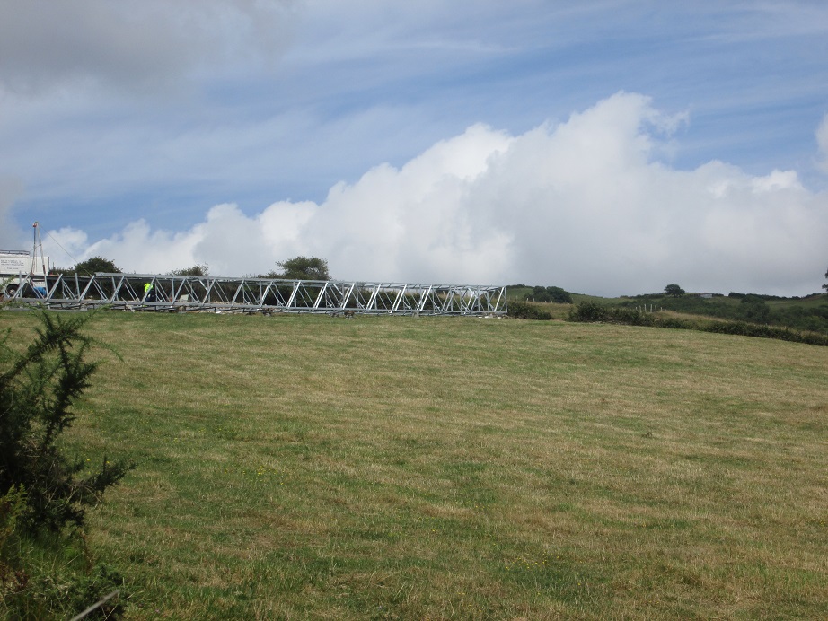 Asturias. Una antena ilegal en la Campa de Sariego