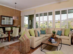 Wall-to-floor eco-friendly interior design