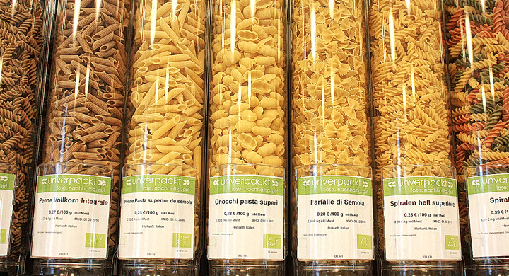 Supermercado con embalaje cero en Berlín