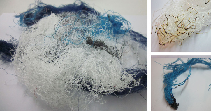 Retales y restos de hilos para hacer más sostenible la construcción