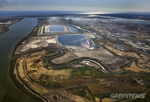 Greenpeace expone a la UNESCO los daños ocasionados por la contaminación y los vertidos en Doñana