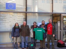 La lucha contra la Plataforma Castor... ¡ya ha llegado a Bruselas!