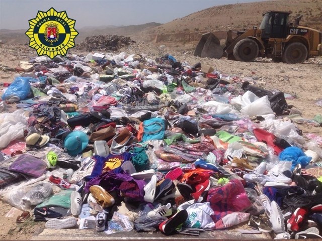 Detenido un hombre por la venta de más de 6.000 prendas falsas valoradas en 150.000 euros