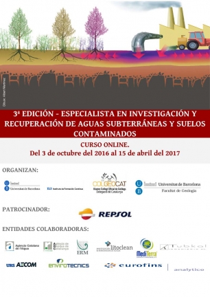 3ª Edición - Especialista en investigación y recuperación de aguas subterráneas y suelos contaminados