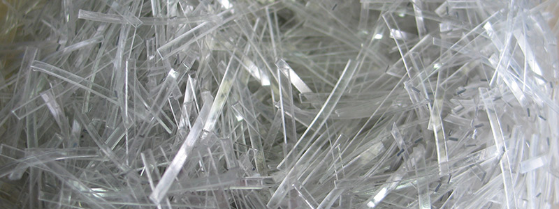 Fibras de PET para la construcción