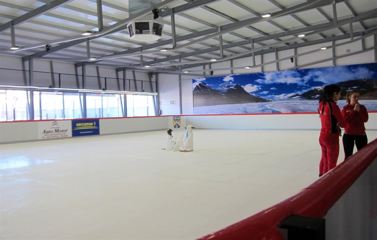 Una pista de hielo ecológica