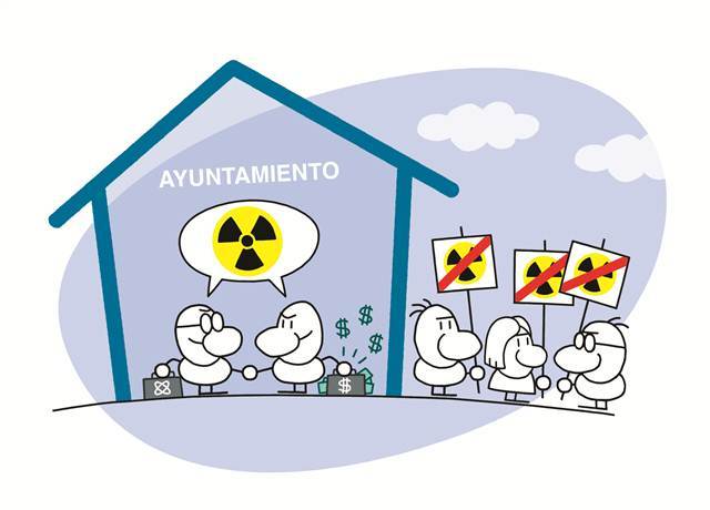 Tufo corrupto en las candidaturas al cementerio nuclear