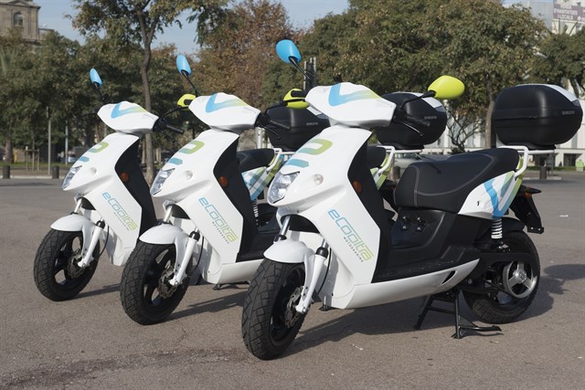 Llega a Madrid el primer servicio de motos eléctricas compartidas