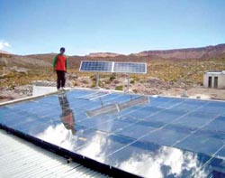 Bolivia. El 97% del territorio es factible para energía solar