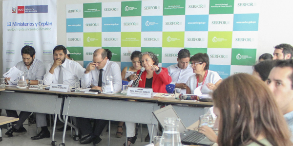 Perú. Grupo de trabajo multisectorial establece plan de trabajo para hacer frente al cambio climático