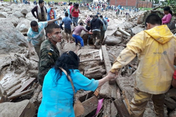 Colombia. 234 muertos por un deslave