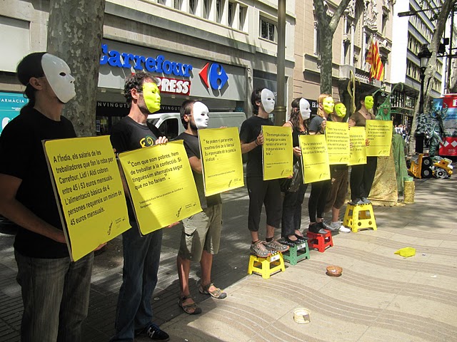 Las trabajadoras de las fábricas proveedoras de Carrefour