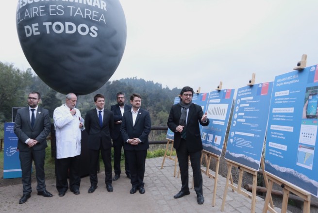 Balance de días críticos por contaminación del aire en Santiago