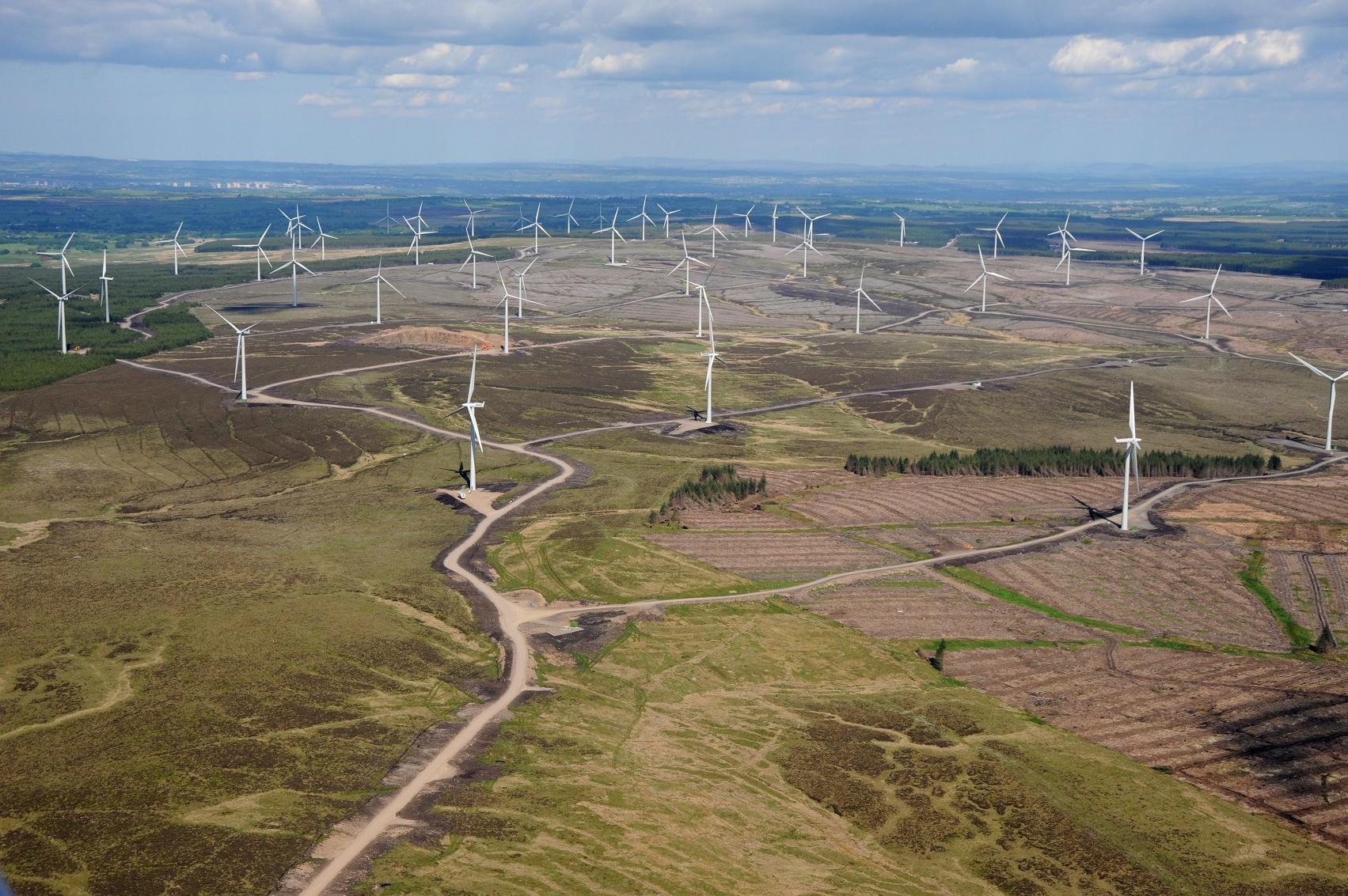 Iberdrola Renovables aumentará en 140 MW la potencia instalada del parque eólico Whitelee