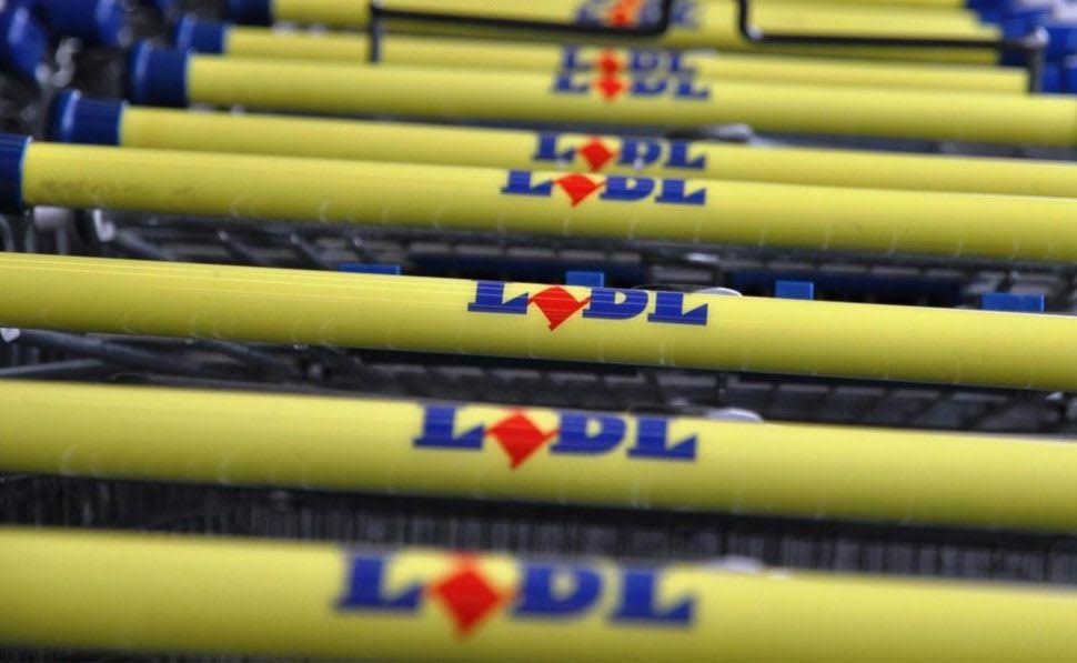 Carros del supermercado Lidl en el arroyo de los Gallegos