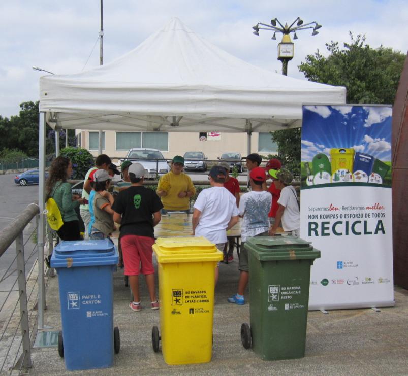 La campaña del reciclaje oferta sus servicios a todos los centros escolares gallegos