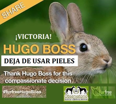 Hugo Boss deja de ‘asesinar’ animales para usar sus pieles