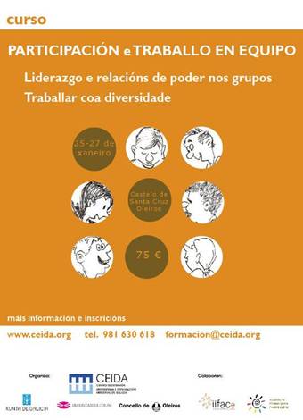 Curso participación y trabajo en equipo del CEIDA (Galicia)