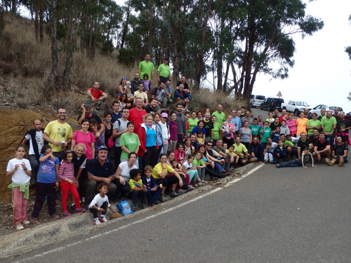 Gran Canaria. Replantación en la montaña de Firgas
