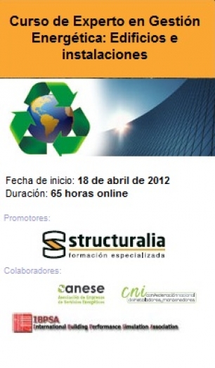 Curso de Experto en Gestión Energética: Edificios e instalaciones