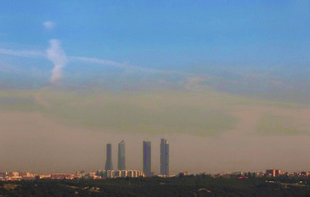 La contaminación atmosférica de Madrid incumple la legislación