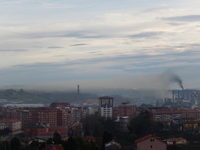 Asturias. Ayer en la comarca de Avilés no se podía respirar