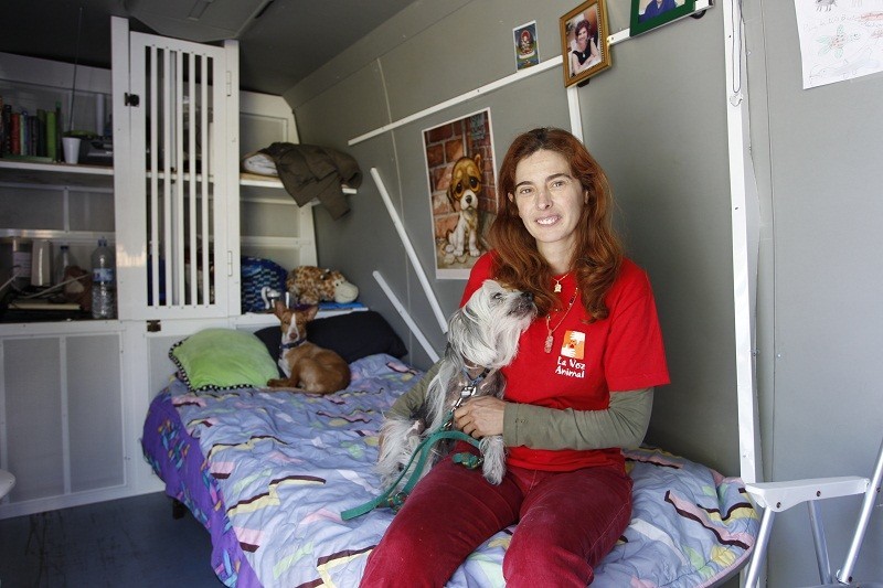 Activista pro derechos animales pasa la noche hospitalizada tras 17 días en huelga de hambre