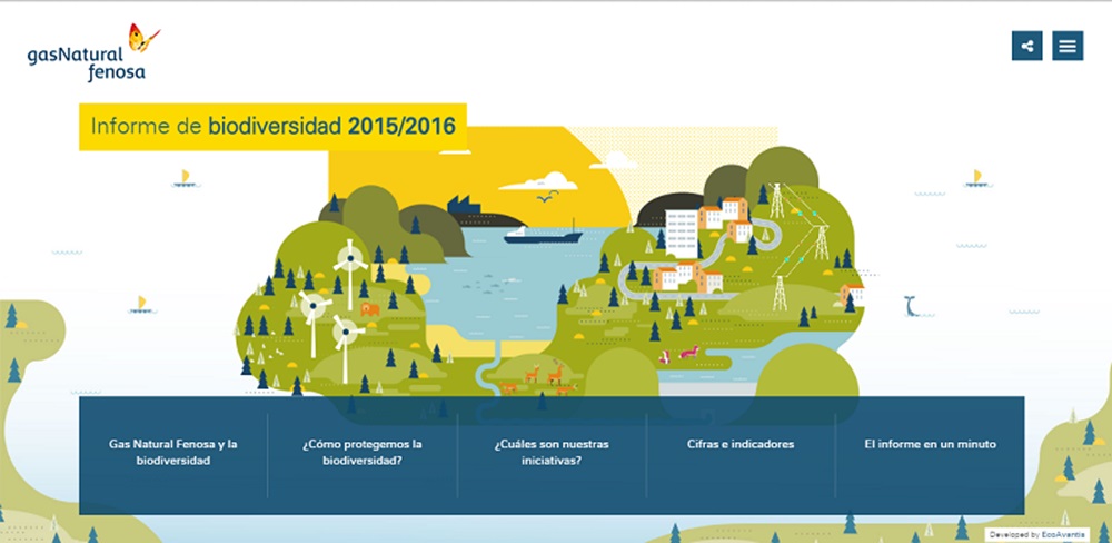 Consulta el informe interactivo de Gas Natural Fenosa sobre la conservación de la Biodiversidad