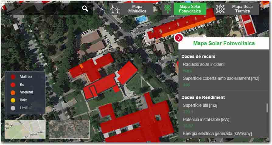 Tecnogeo crea el visor energético de Barcelona