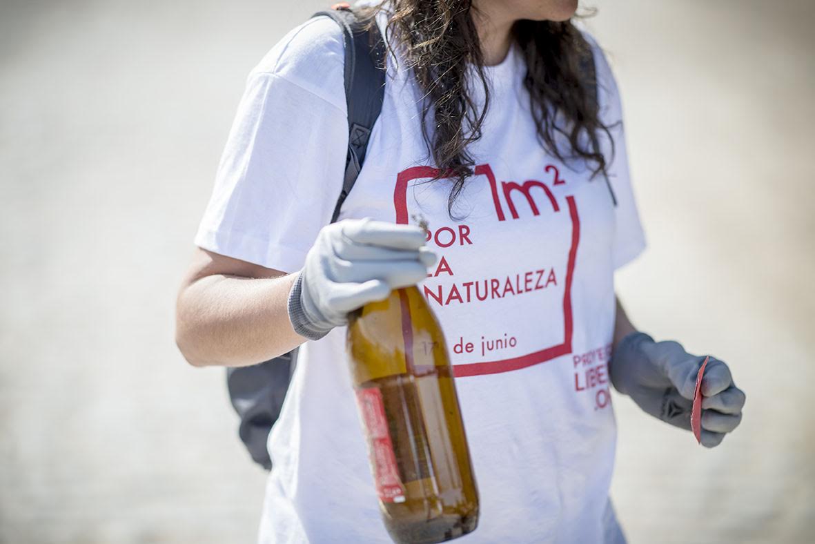 ‘1 m2 por la naturaleza’ recoge más de 30 toneladas de basura de los espacios naturales de España