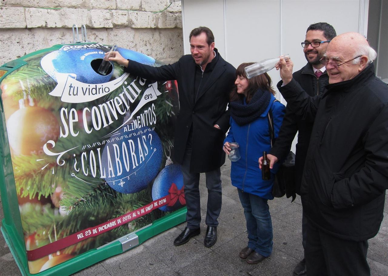 La campaña solidaria de Ecovidrio en Valladolid