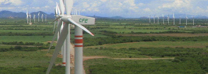 La industria eólica en México