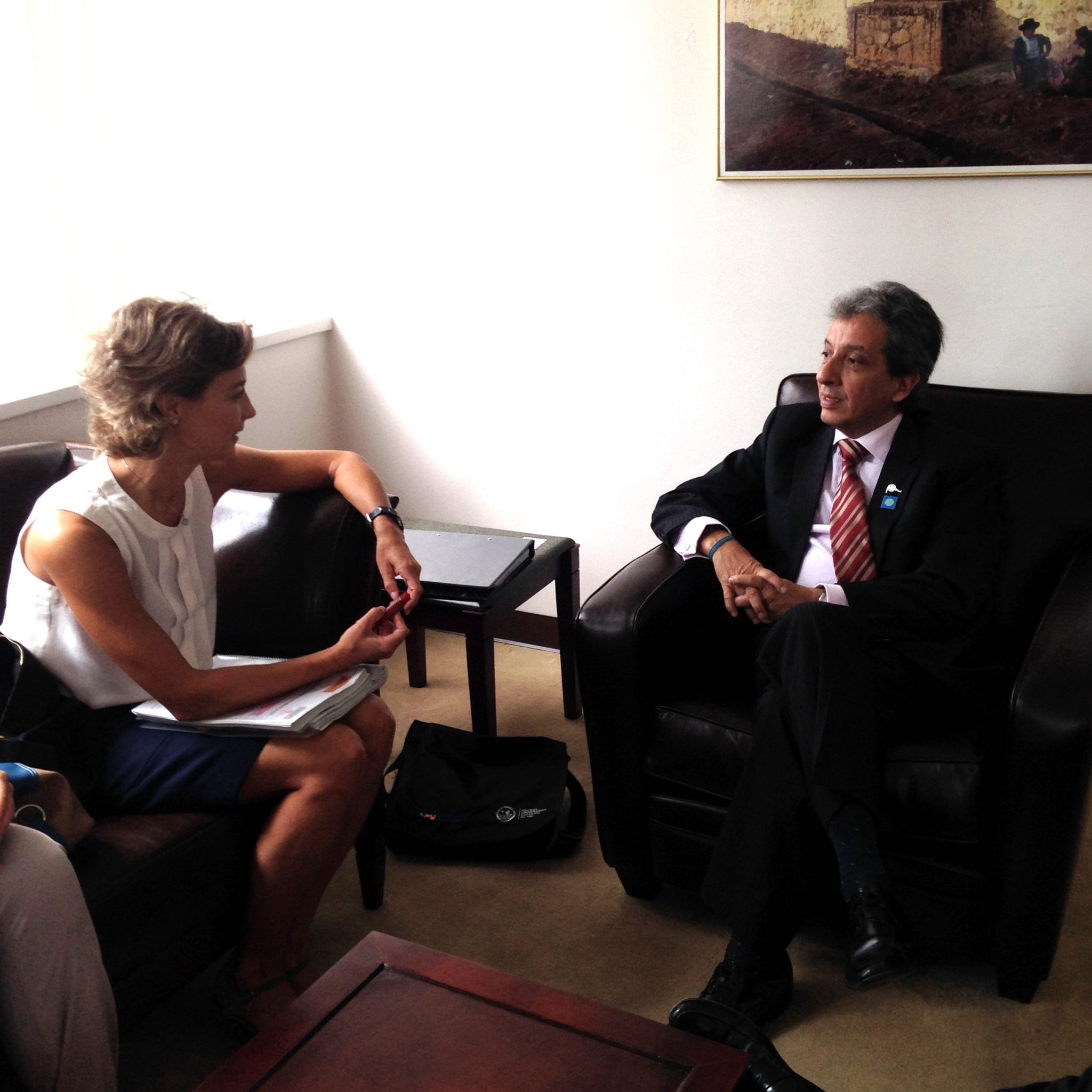 España ofrece al Ministro del Medio Ambiente de Perú el apoyo para la Cumbre del Clima de Lima 2014