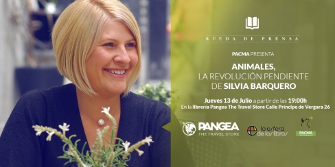 Silvia Barquero presenta en Madrid y Barcelona su libro ‘Animales. La revolución pendiente’