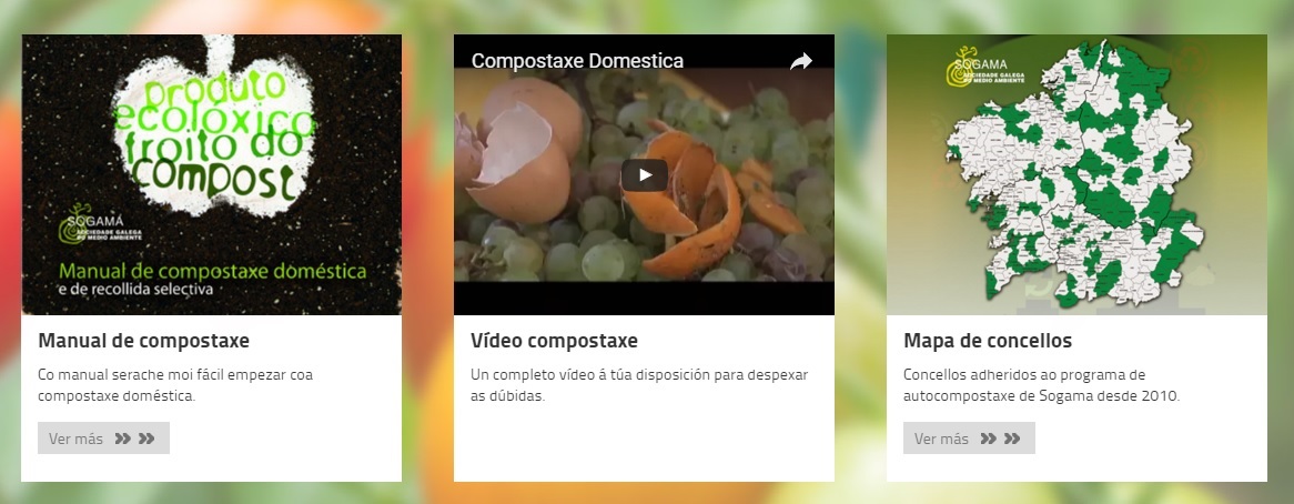 Sogama arranca una página web para instruir a los gallegos en el compostaje doméstico