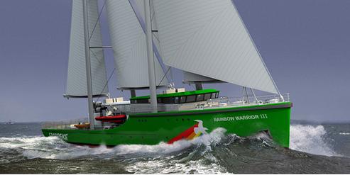 Greenpeace celebra el 25 aniversario del hundimiento del barco Rainbow Warrior con la construcción de un nuevo velero