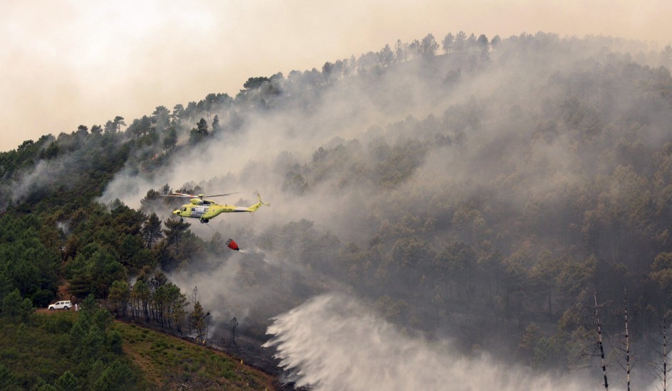 El Infoex da por controlado el incendio de Las Hurdes (Cáceres)