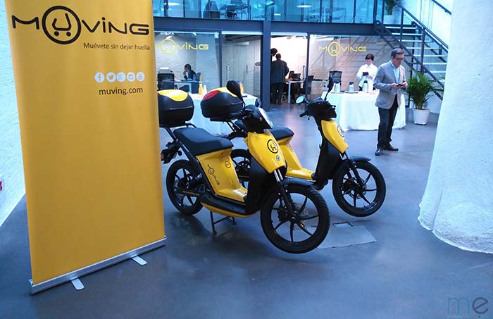 La empresa de motorsharing Muving completa en Madrid su implantación y espera llegar a 1.000 motos antes de 2018
